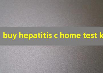 buy hepatitis c home test kit